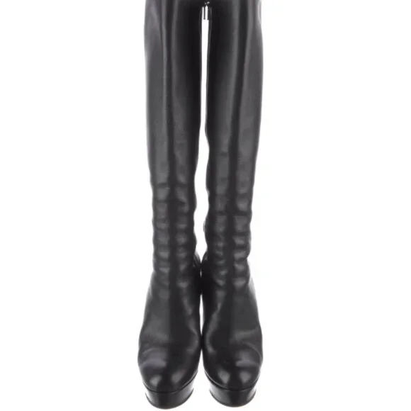 Christian Louboutin Bianca Botta leather platform boot - Picture 5 of 9